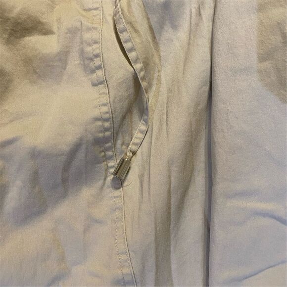 Studio Works Woman Beige Basic Jacket 3XL Mid-Length Casual Zip Front - Picture 5 of 7